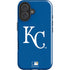 MLB Kansas City Royals - Solid Distressed iPhone 16 Plus Impact Case