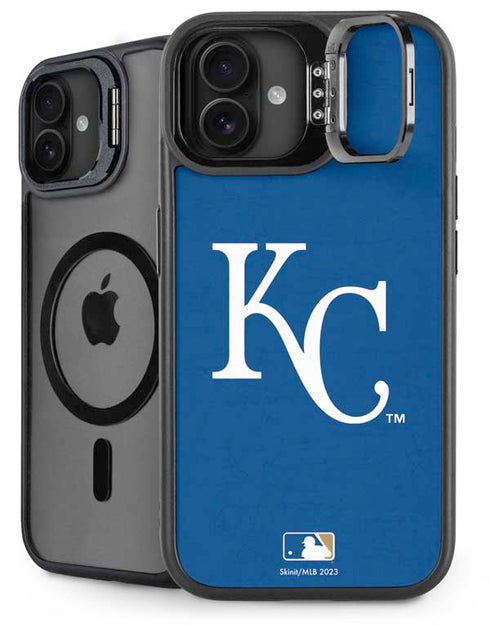 MLB Kansas City Royals - Solid Distressed iPhone 16 Plus Kickstand Case