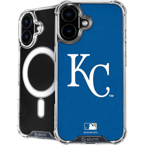 MLB Kansas City Royals - Solid Distressed iPhone 16 Plus MagSafe Case