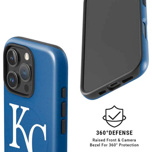 MLB Kansas City Royals - Solid Distressed iPhone 16 Pro Magsafe Impact Case