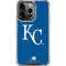 MLB Kansas City Royals - Solid Distressed iPhone 16 Pro Max Clear Case