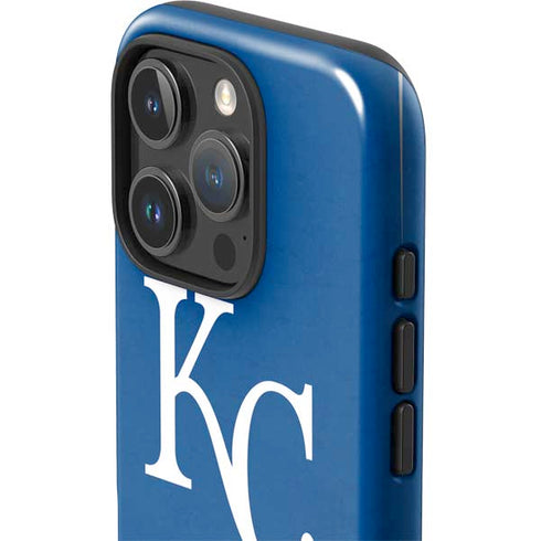 MLB Kansas City Royals - Solid Distressed iPhone 16 Pro Max Impact Case