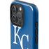 MLB Kansas City Royals - Solid Distressed iPhone 16 Pro Max Impact Case