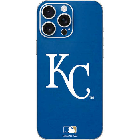 MLB Kansas City Royals - Solid Distressed iPhone 16 Pro Max Skin