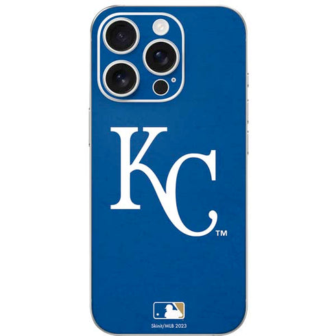 MLB Kansas City Royals - Solid Distressed iPhone 16 Pro Skin