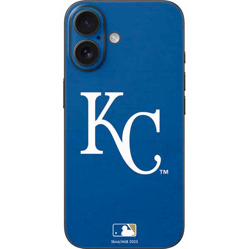 MLB Kansas City Royals - Solid Distressed iPhone 16 Skin