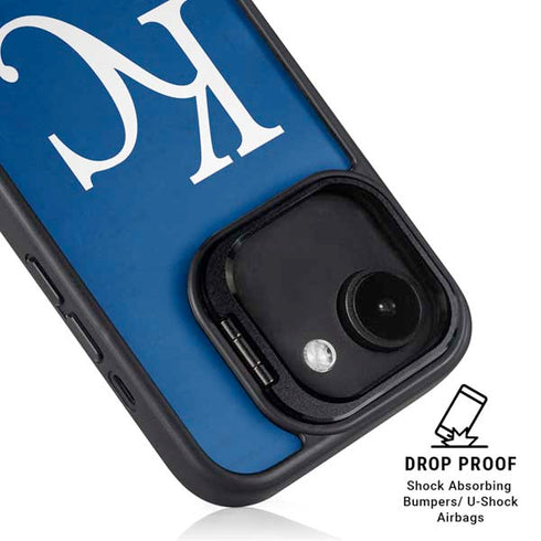 MLB Kansas City Royals - Solid Distressed iPhone 16e Kickstand Case