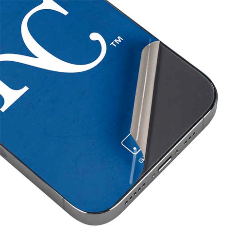 MLB Kansas City Royals - Solid Distressed iPhone 16e Skin