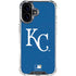 MLB Kansas City Royals - Solid Distressed iPhone 17 Clear Case