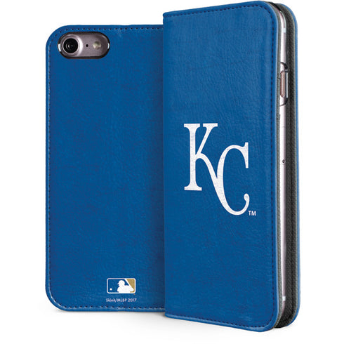 MLB Kansas City Royals - Solid Distressed iPhone 8 Folio Case