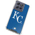 MLB Kansas City Royals - Solid Distressed Moto G 5G (2025) Clear Case