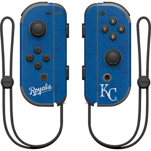 MLB Kansas City Royals - Solid Distressed Nintendo Skins