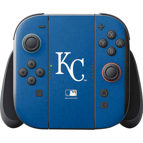 MLB Kansas City Royals - Solid Distressed Nintendo Switch 2 (2025) with Joy-Con Skin