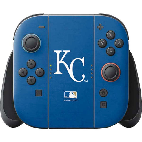 MLB Kansas City Royals - Solid Distressed Nintendo Skins