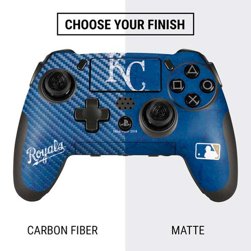 MLB Kansas City Royals - Solid Distressed PlayStation Scuf Vantage 2 Controller Skin