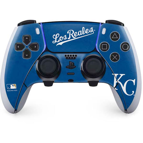 MLB Kansas City Royals - Solid Distressed PS5 DualSense Edge Pro Controller Skin
