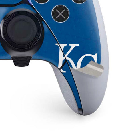 MLB Kansas City Royals - Solid Distressed PS5 DualSense Edge Pro Controller Skin