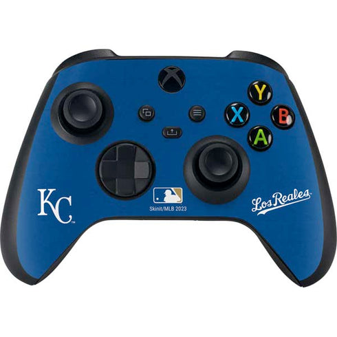 MLB Kansas City Royals - Solid Distressed Xbox Series X Bundle Skin