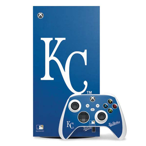 MLB Kansas City Royals - Solid Distressed Xbox Series X Skins