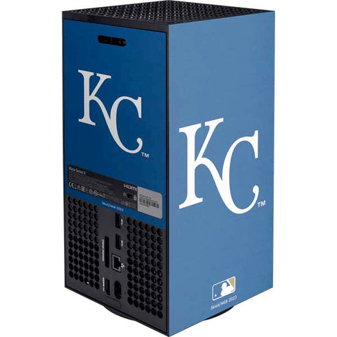 MLB Kansas City Royals - Solid Distressed XBox Series X Digital Edition Console Skin