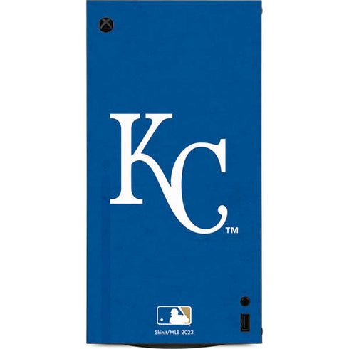 MLB Kansas City Royals - Solid Distressed XBox Series X Digital Edition Console Skin