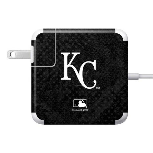 MLB Kansas City Royals Dark Wash 85W Power Adapter (15 and 17 inch MacBook Pro Charger) Skin