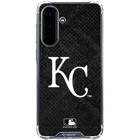 MLB Kansas City Royals Dark Wash Galaxy A36 5G Clear Case