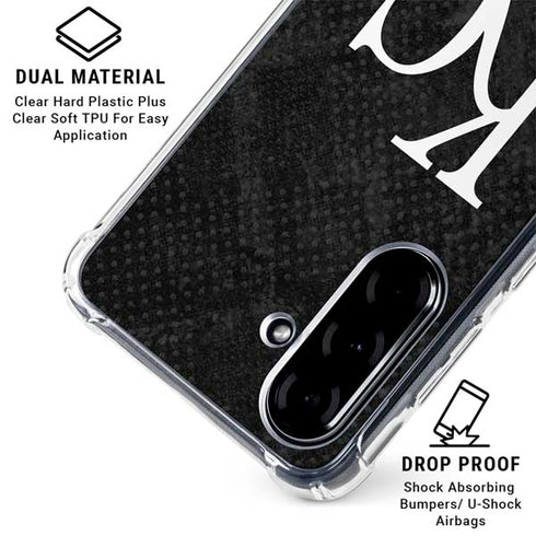 MLB Kansas City Royals Dark Wash Galaxy A36 5G Clear Case