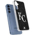 MLB Kansas City Royals Dark Wash Galaxy A55 5G Clear Case