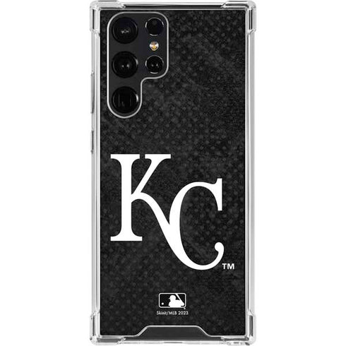 MLB Kansas City Royals Dark Wash Galaxy S23 Ultra Clear Case