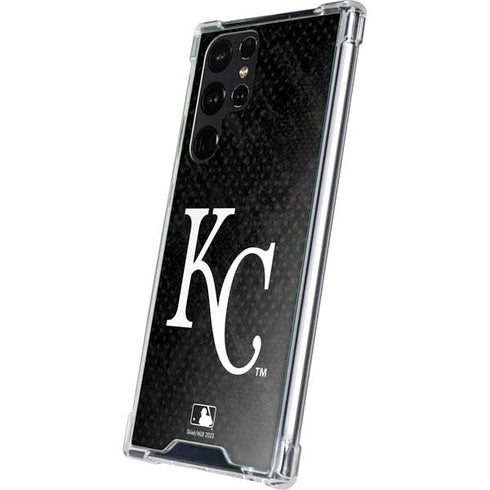MLB Kansas City Royals Dark Wash Galaxy S23 Ultra Clear Case
