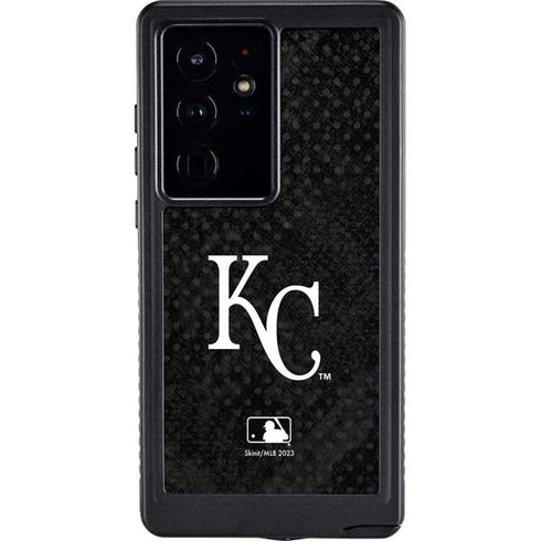MLB Kansas City Royals Dark Wash Galaxy S24 Ultra Waterproof Case