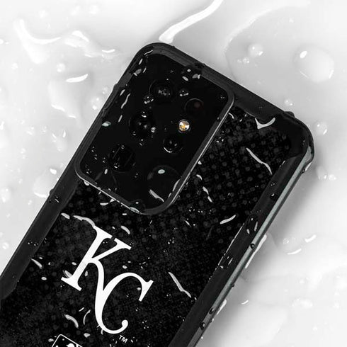 MLB Kansas City Royals Dark Wash Galaxy S24 Ultra Waterproof Case