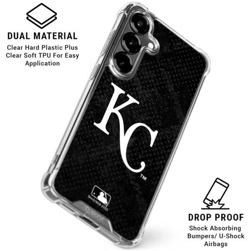 MLB Kansas City Royals Dark Wash Galaxy S26 Plus Clear Case