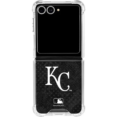 MLB Kansas City Royals Dark Wash Galaxy Z Flip7 Clear Case