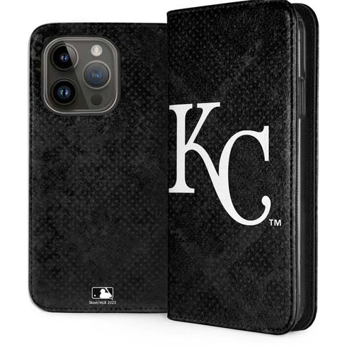 MLB Kansas City Royals Dark Wash iPhone 15 Pro Folio Case