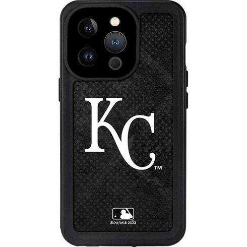 MLB Kansas City Royals Dark Wash iPhone 15 Pro Waterproof Case
