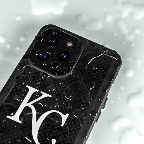 MLB Kansas City Royals Dark Wash iPhone 15 Pro Waterproof Case