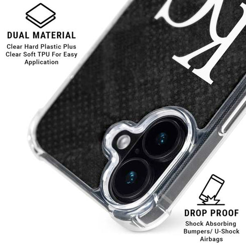 MLB Kansas City Royals Dark Wash iPhone 16 Plus Clear Case