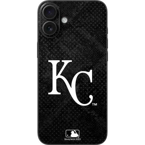 MLB Kansas City Royals Dark Wash iPhone 16 Plus Skin