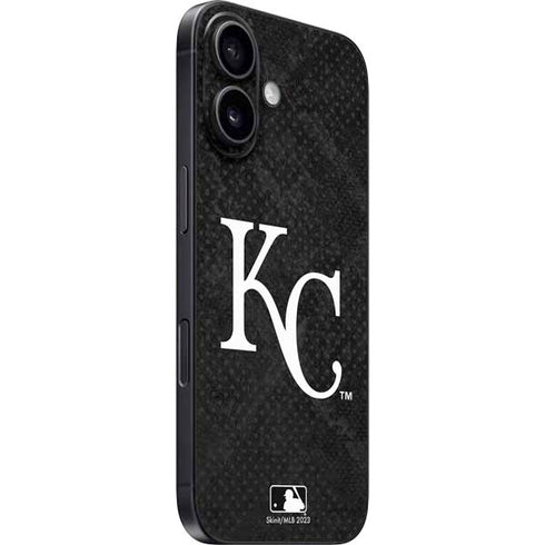 MLB Kansas City Royals Dark Wash iPhone 16 Plus Skin