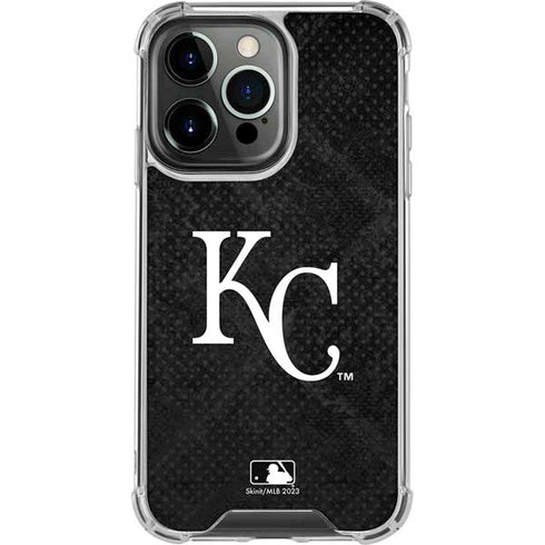 MLB Kansas City Royals Dark Wash iPhone 16 Pro Max Clear Case
