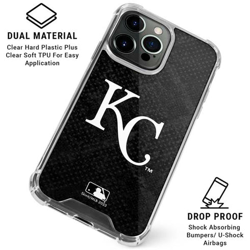 MLB Kansas City Royals Dark Wash iPhone 16 Pro Max Clear Case