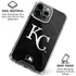 MLB Kansas City Royals Dark Wash iPhone 16 Pro Max Clear Case