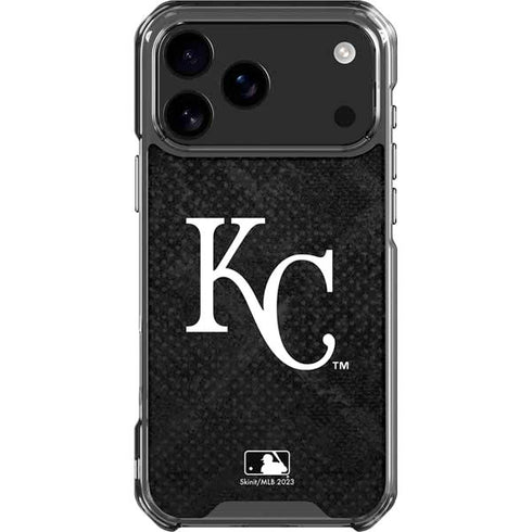 MLB Kansas City Royals Dark Wash iPhone 18 Pro Max Clear Case