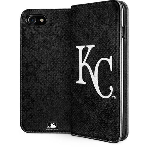 MLB Kansas City Royals Dark Wash iPhone SE (2nd & 3rd Gen) Folio Case