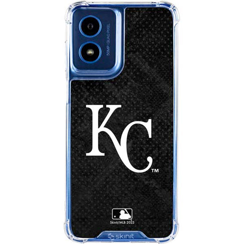 MLB Kansas City Royals Dark Wash Moto G Play 4G (2024) Clear Case