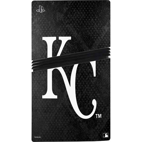 MLB Kansas City Royals Dark Wash PS5 Pro Disk Console Skin