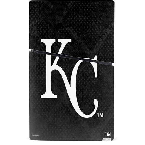 MLB Kansas City Royals Dark Wash PS5 Slim Digital Edition Console Skin