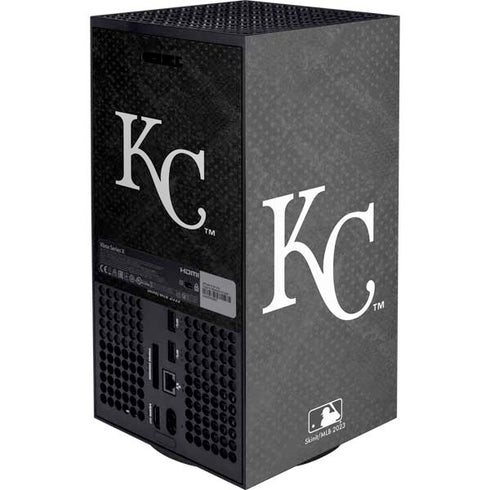 MLB Kansas City Royals Dark Wash XBox Series X Digital Edition Console Skin